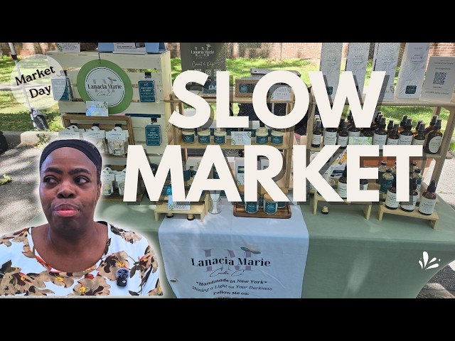 The Market Weekend Was a Slow One | Small Biz Vlog