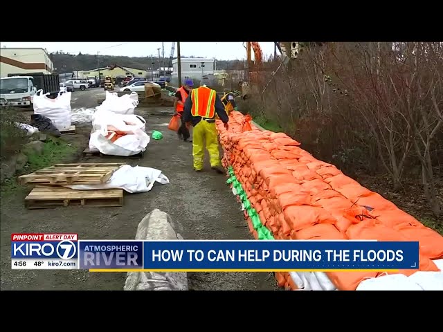 How you can help during the flooding