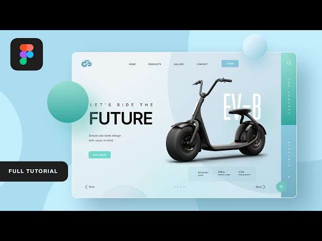 ⚡Make a Professional Website UI Design in Figma - Figma Tutorial (Hindi)