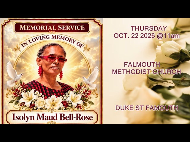 Memorial Service Isolyn Maud Bell-Rose