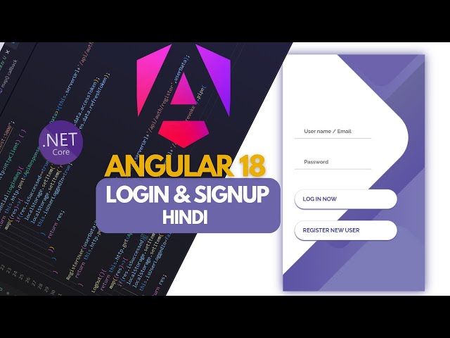 Angular Login & Signup with Service and Guard Implementation | Hindi