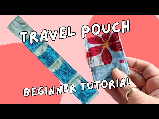 How to Sew a Travel Jewellery & Medication Pouch | Easy Sewing Tutorial 
