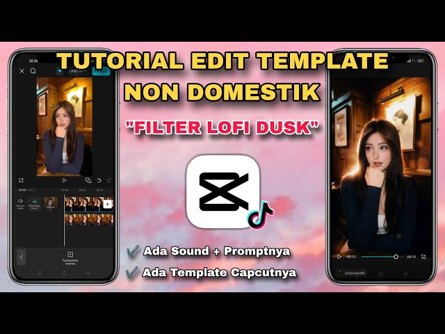 Tutorial Edit Template Non Domestik AI FILTER LOFI DUSK 2026