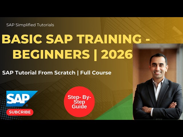 Basic SAP Training for Beginners 2026 | SAP Tutorial from Scratch (Full Course)