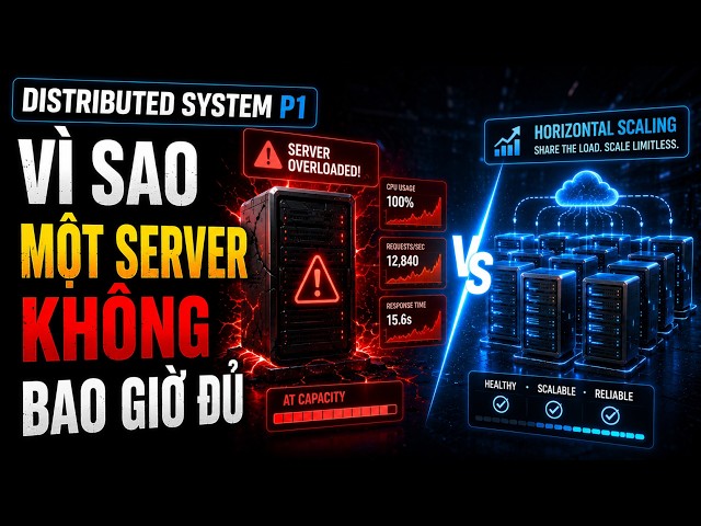 🌐 Distributed System P1: Why One Server Is Never Enough
