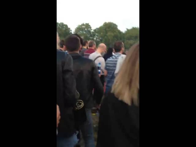 Alex Turner and Miles Kane dancing to The Strokes' "Barely Legal"