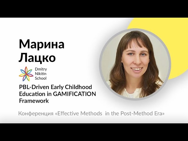 Project-Based Learning for preschoolers - Marina Latcko