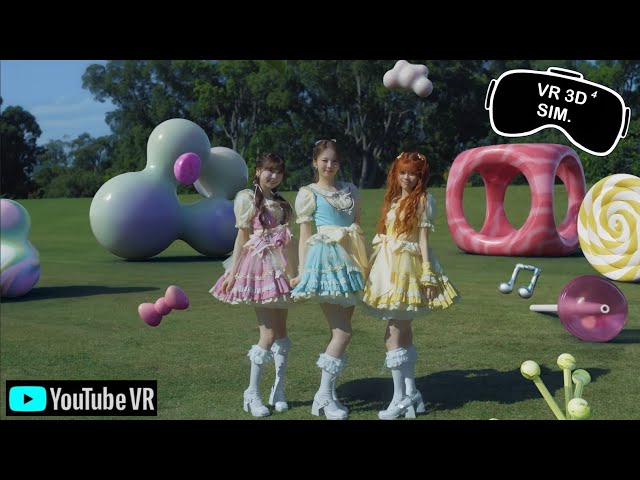 [VR] NiziU 'Fairy Magic' Performance (Simulated VR 3D)