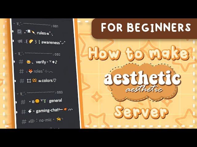 How to Make an AESTHETIC DISCORD SERVER For Beginners! 🌙 (2022)