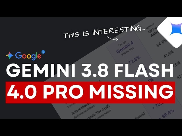Gemini 3.8 Flash Is Here But Where Is Gemini 4 Pro!