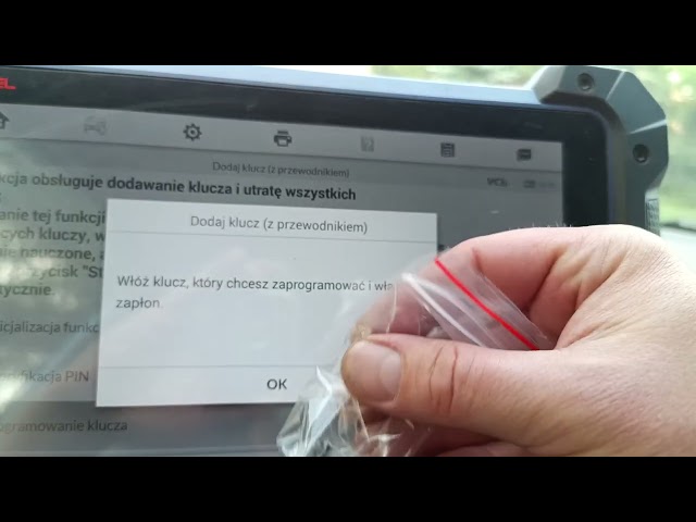 KIA Ceed zgubione wszystkie klucze (transpondery) - programowanie.