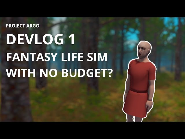 A Fantasy Life Sim RPG made by just me: Unity RPG DEVLOG 1 #rpg #indiegame #daggerfall  #lifesim