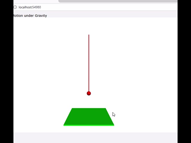 Python Tutorial - VPython - Free Fall