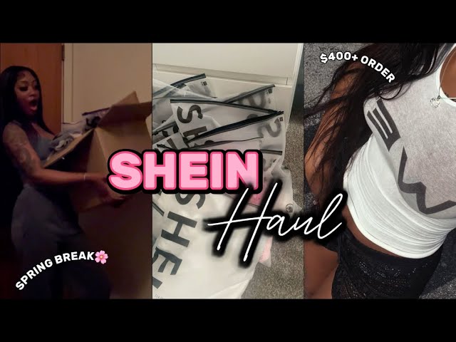 $400+ SPRING BREAK SHEIN CLOTHING HAUL || + TRY ON ||