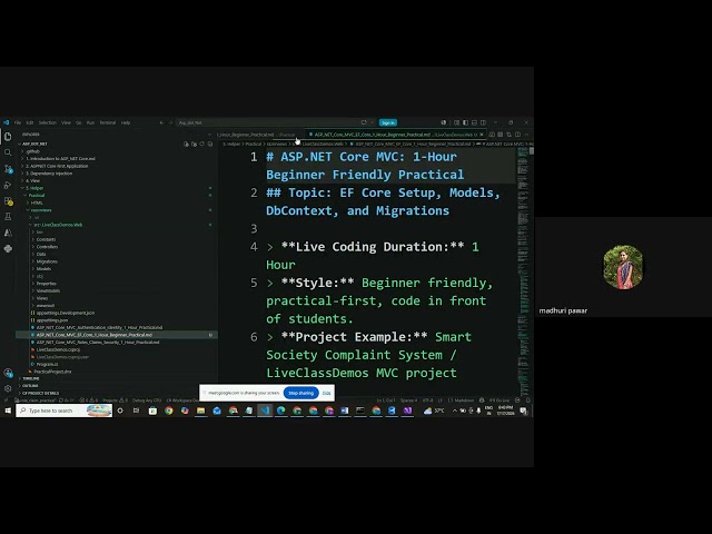 Entity in Asp .Net Core