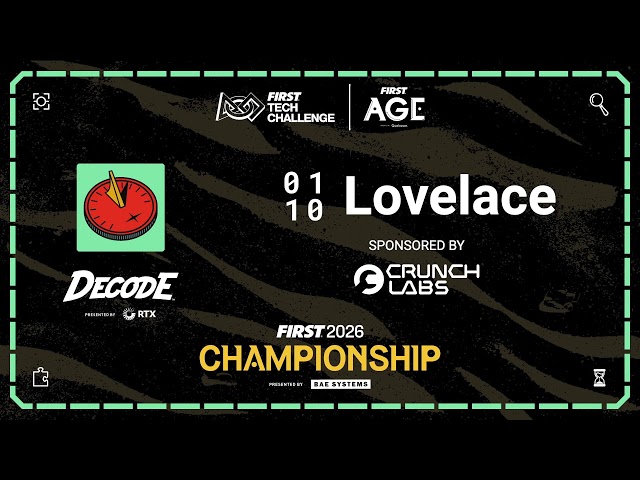 2026 FIRST Championship - FIRST Tech Challenge - Lovelace - Day 4