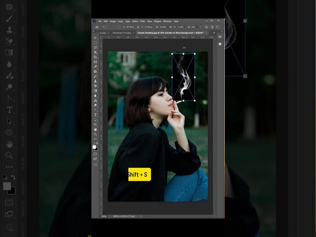 Adobe Photoshop blend easily with shortcuts. Photoshop Quick Tutorial.