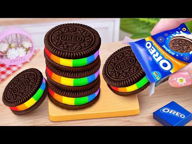 Mini Rainbow OREO Cake 🌈 How To Make Tasty Miniature OREO Chocolate Cake 🍪 Mini Cakes Compilation