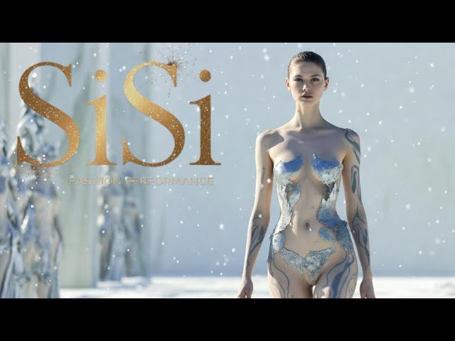 Frozen Fashion ❄️ Winter Body Art & Snow Aesthetics | Vertical Visual Stream