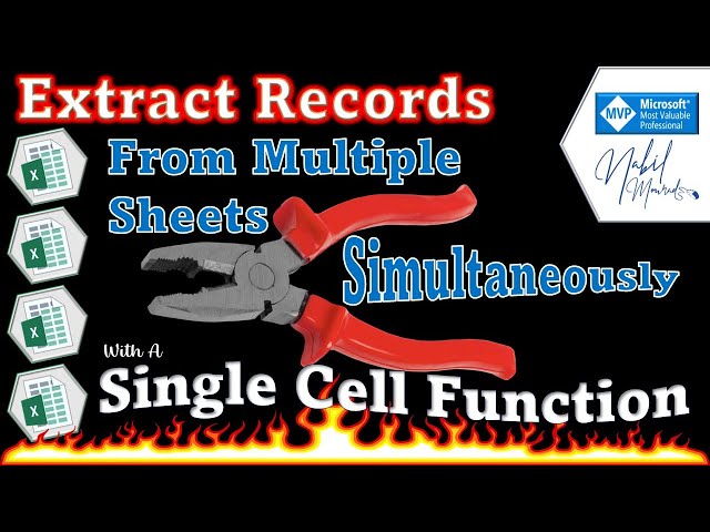 Extract Records From MULTIPLE Sheets With a SINGLE Cell Function