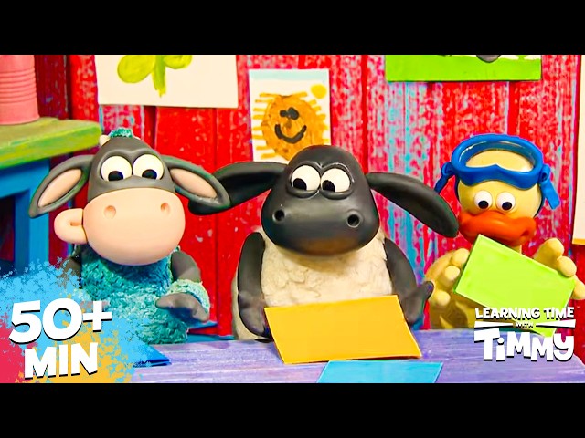 ✂️ TIMMY MAKES PAPER CRAFTS! | KIDS SHOW | Timmy Time