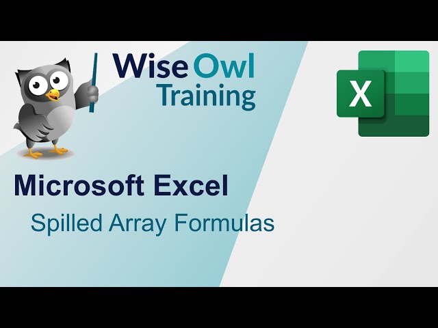 Microsoft Excel - Spilled Array Formulas