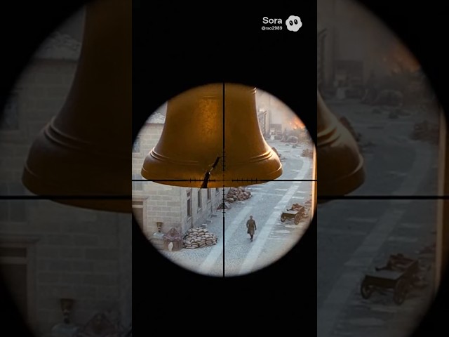 The Sniper Who Shot Through a Church Bell | TrendSparkStudios #shorts #ww2 #foryou