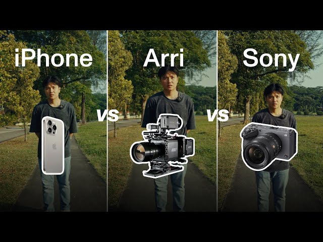 Sony FX3 vs Arri Alexa Mini vs iPhone 15 Pro Max | Camera Showdown