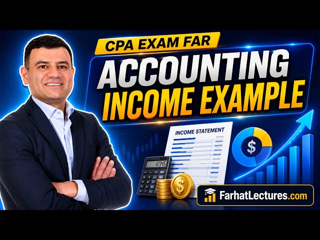 📊 Accounting Income Example — CPA FAR Exam