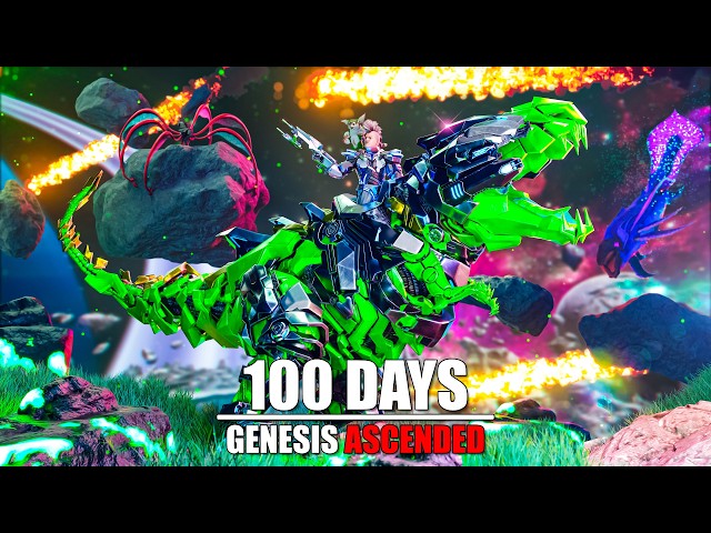 I Have 100 Days to Beat ARK's New Map... Genesis Ascended!