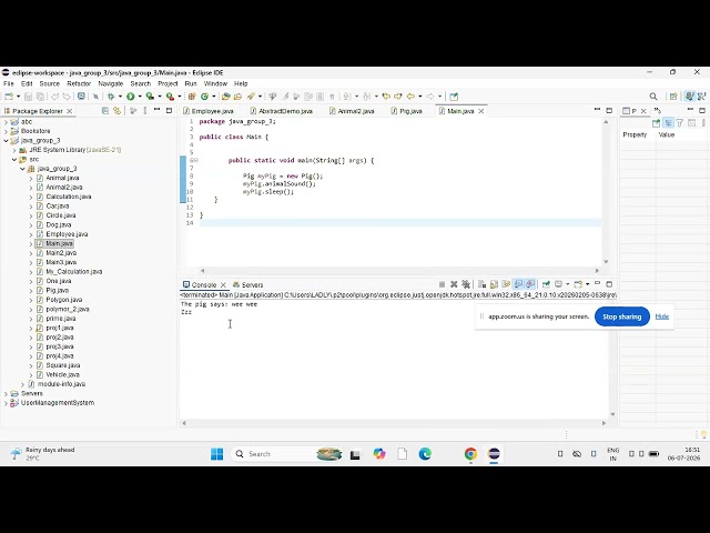 JAVA TRAINING SESSION - 7 BY LADLY