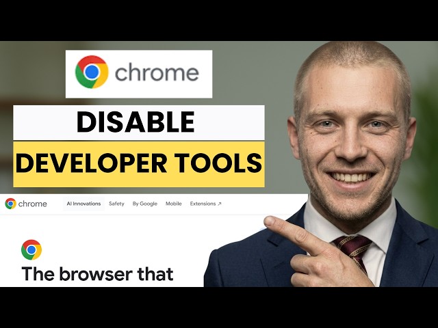 How To Disable Developer Tools Icon On Google Chrome On PC (full guide 2026)