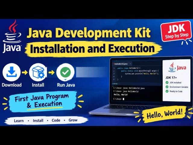 Java Programming R2025 – JDK Installation & First Java Program | Tamil | Anna University