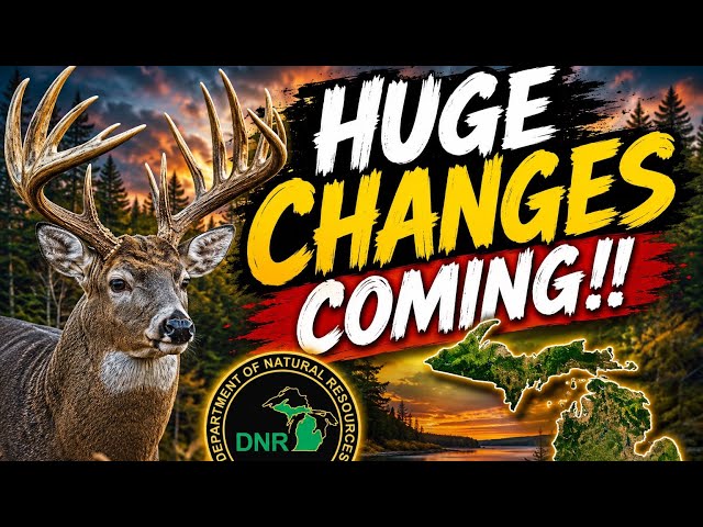 Michigan’s NEW ONE BUCK RULE Will Change Deer Hunting FOREVER!!