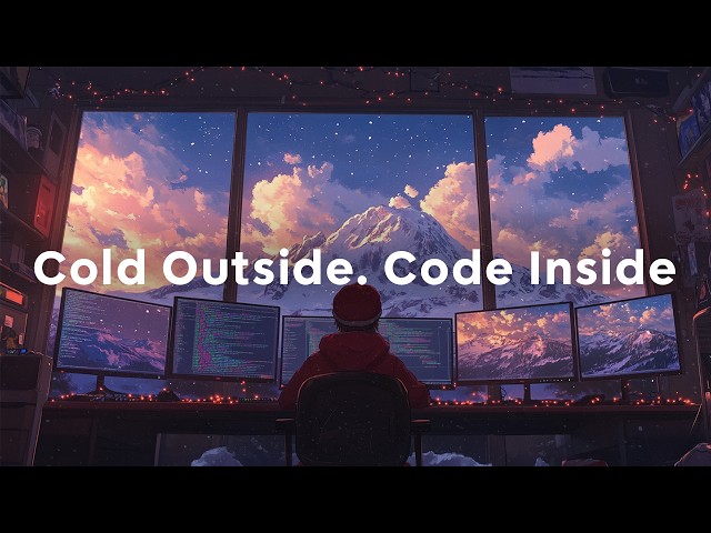 Cold Outside. Code Inside 👾 Ultimate Winter Chillstep Mix for Coding and Focus