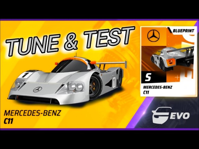 Gold Tune & Test The Mercedes-Benz C11 Asphalt Legends Unite 4K