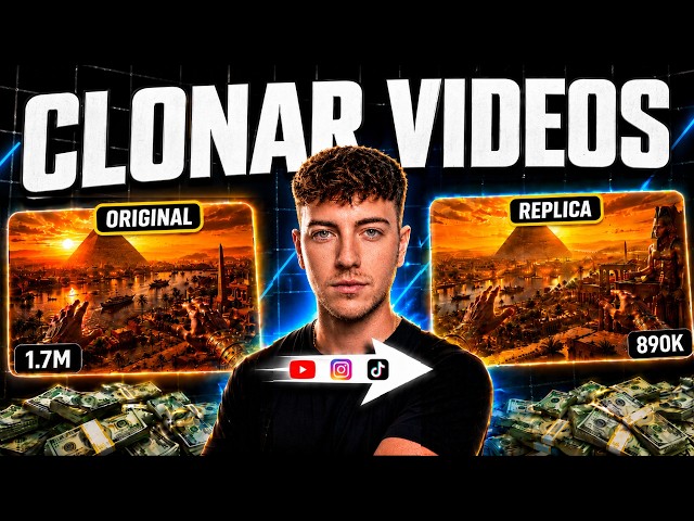 ¡Brutal! Esta IA Clona Videos Virales con 1 Click⚡| 100% AUTOMÁTICO