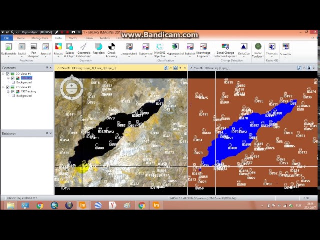 Accuracy Assessment  of Unsupervised Classification with Erdas Imagine 2015