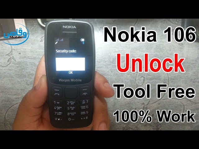 Nokia 106 TA-1114 Security Code Unlock With Free Tool by waqas mobile