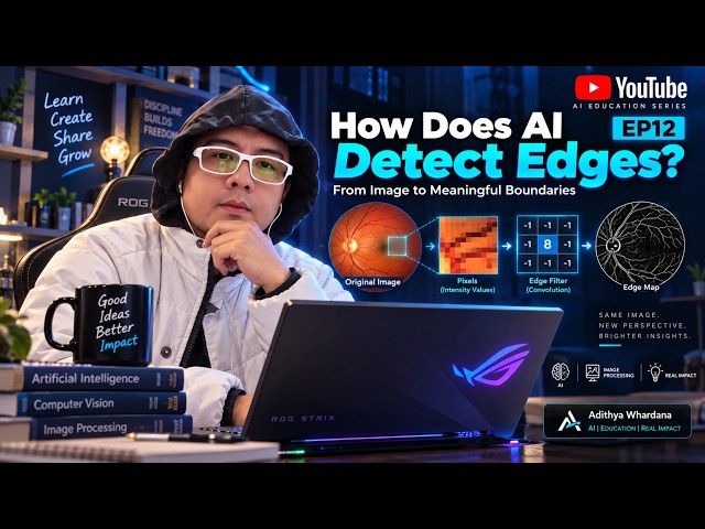 👁️ How can AI detect edges and boundaries inside an image?