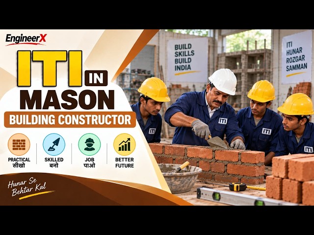 ITI Mason Building Constructor | मेसन ट्रेड | Course Job Salary & Career