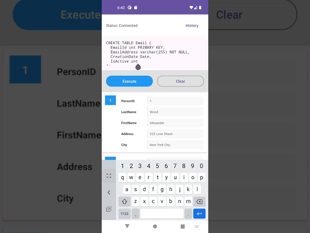 MySql Commander #android #androidapp #mysql #database by Alexander Andrew Wood