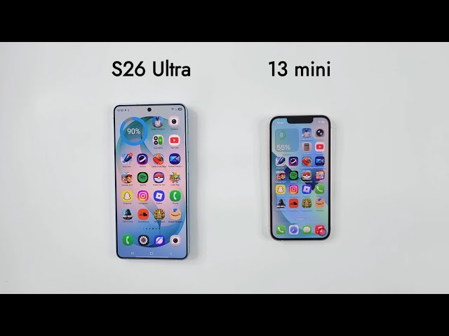 iPhone 13 mini vs Samsung S26 Ultra - SPEED TEST!