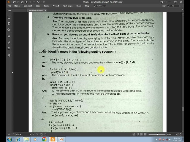 📖 Chapter 4 Exercise | 10th Class Computer Science (Punjab Board) 🚀📝