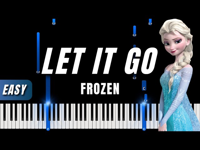 Let It Go - Frozen | EASY Piano Tutorial