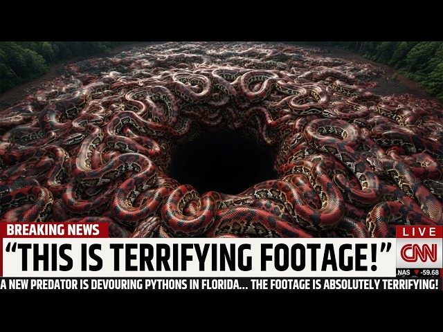 A New Predator Is Devouring Pythons in Florida… The Footage Is Absolutely Terrifying!