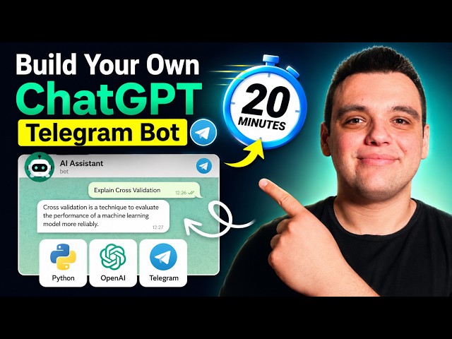 Build Your Own ChatGPT Telegram Bot in Under 20 Minutes (Python Tutorial)