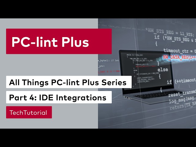PC-lint Plus IDE Integration: VS Code & Eclipse Setup Guide | Part 4 | #VectorTechTutorial