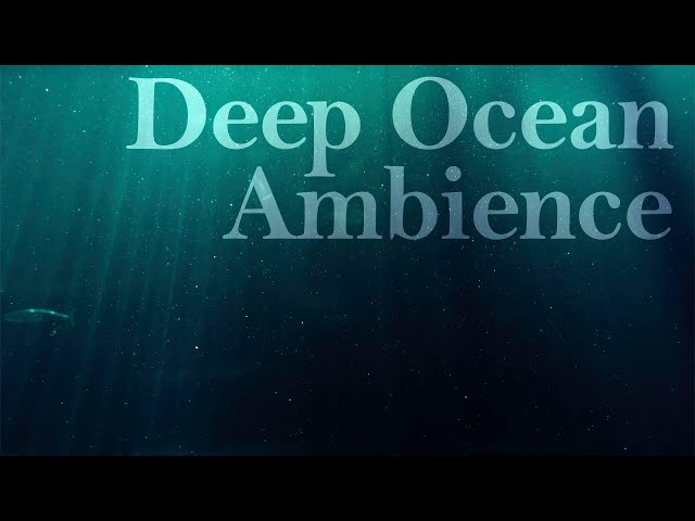 PEACEFUL UNDERWATER Sounds for DEEP SLEEP 🌊 Deep OCEAN ASMR/Ambience