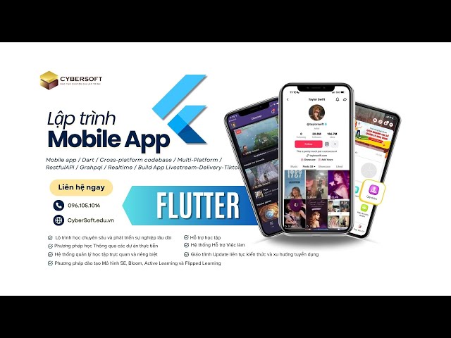 Tạo App Mobile chuyên nghiệp với Flutter - Mê hoặc người dùng trên cả Android lẫn iOS